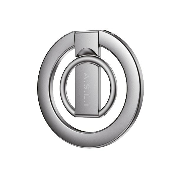 Asli Global Magnaring Magnetic Ring Stand | Silver Asli Global Magnaring Magnetic Ring Stand | Silver